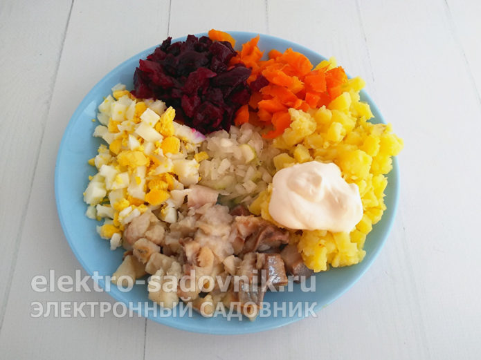 добавить майонез