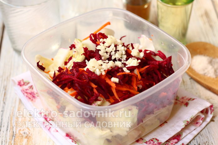 измельчить чеснок