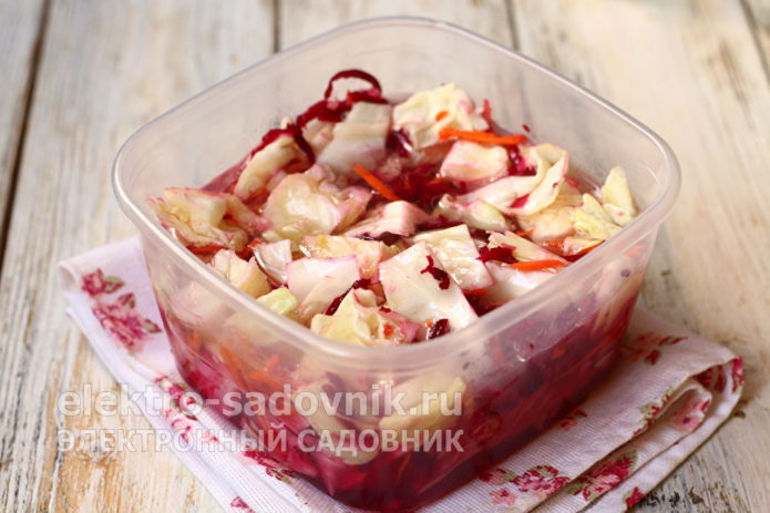залить овощи