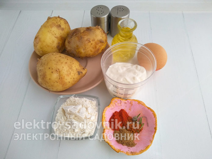 ингредиенты для вафель