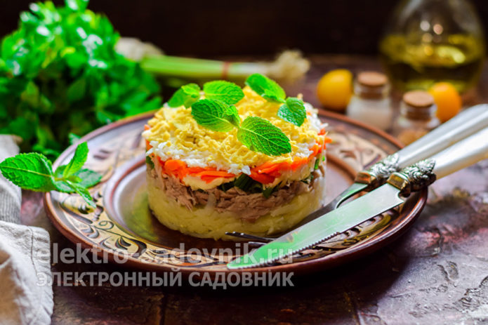 салат Мимоза