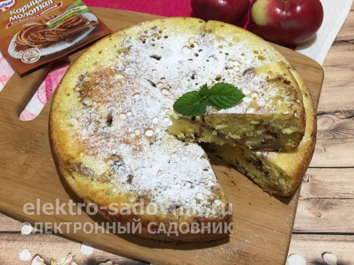 ароматная шарлотка