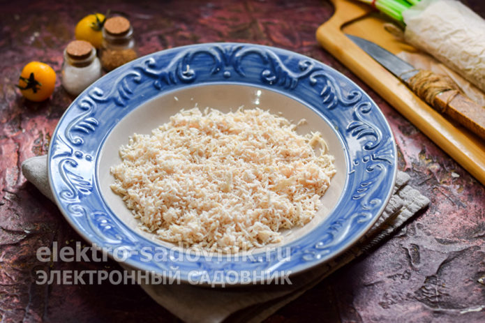 фарш из отварной курицы