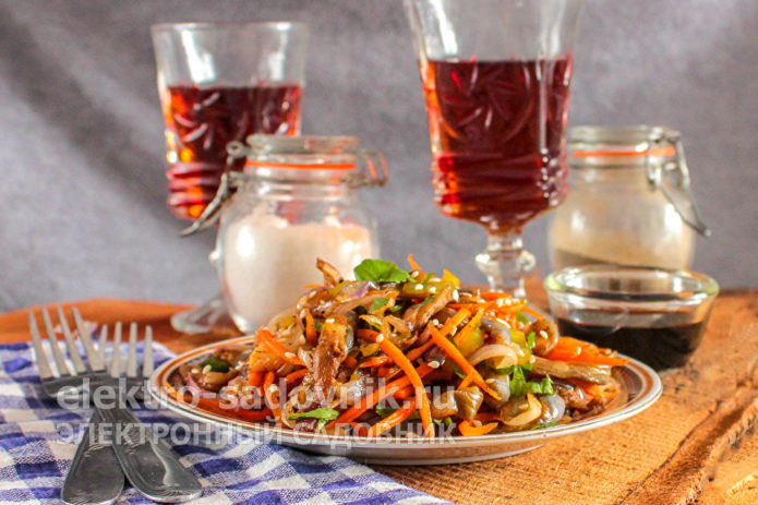 баклажаны по-корейски