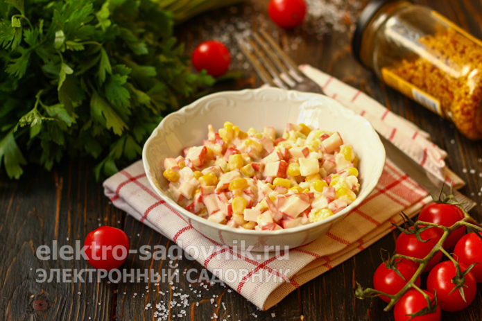 крабовый салат