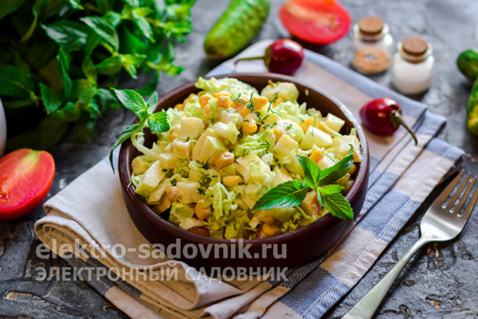 салат из пекинской капусты